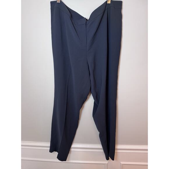 Lafayette 148 Straight Leg Pants RN95135 Navy 18W - Picture 1 of 10